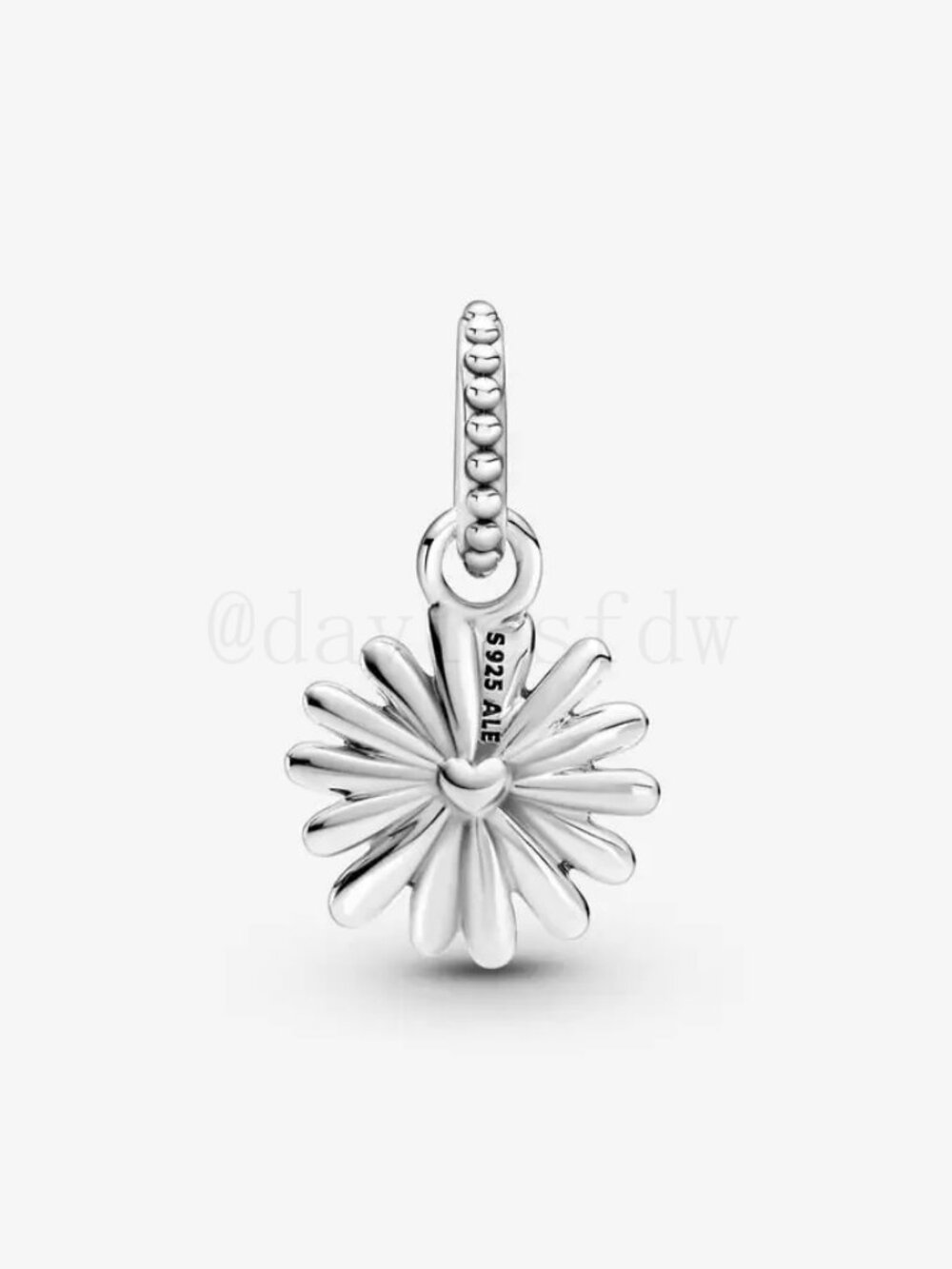 Pandora Purple Daisy Dangle Charm View 2